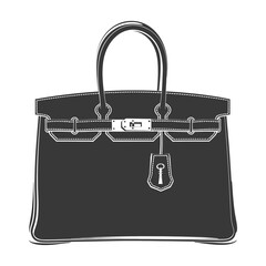 Silhouette women handbag black color only full
