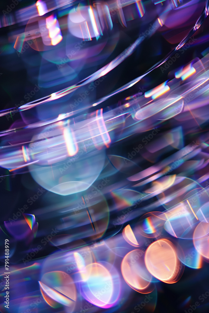 Poster abstract background with reflections and caustics. hi-tech. futuristic background image. created wit