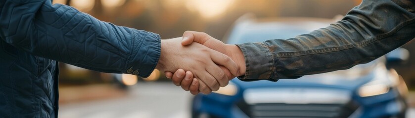 Handshake: Client-Auto Insurance Agent Agreement