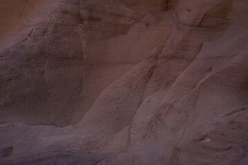 Closeup of rocks in Red Canyon, Geological nature park, near Eilat, Israel - obrazy, fototapety, plakaty