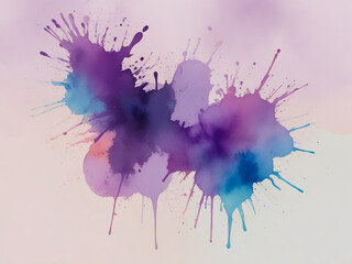 abstract background watercolor rainbow strokes, splashes, texture pattern, element, AI generated