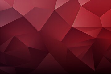 Maroon abstract background with low poly design, vector illustration in the style of maroon color palette with copy space for photo text or product - obrazy, fototapety, plakaty