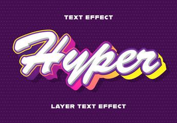 Hyper Text Effect Template