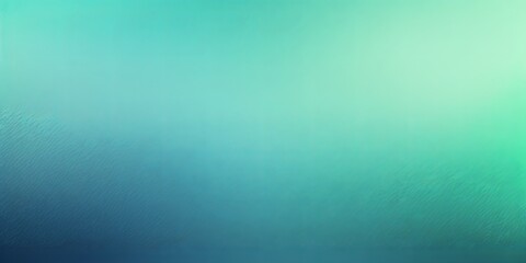 Mint Green and blue colors abstract gradient background in the style of, grainy texture, blurred, banner design, dark color backgrounds, beautiful 
