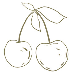 Illustration elements food vegetable cruise color art line painting drawing 