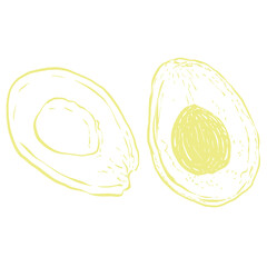 Illustration elements food vegetable cruise color art line painting drawing 