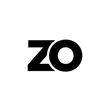Letter Z and O, ZO logo design template. Minimal monogram initial based logotype.