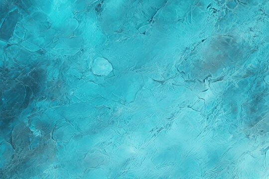 Abstract defocused turquoise watercolor painted background. Blue and green gradient with marble texture wallpaper. Generative AI.