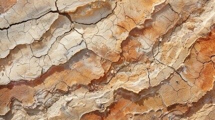 Fractures in arid soil