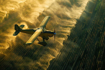 crop duster background 
