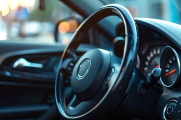 Cruise control system ensures effortless driving, maintaining steady speed, enhancing comfort and safety.