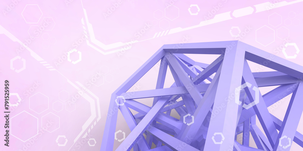 Poster abstract background. internet structure concept and technology innovation with science experiments. 