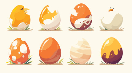 Egg icon. Vector concept illustration for design. 2