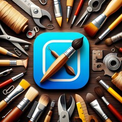 DIY and Crafting App Icon Design