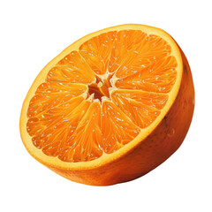 Orange transparent background