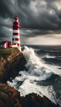 lighthouse on the coast