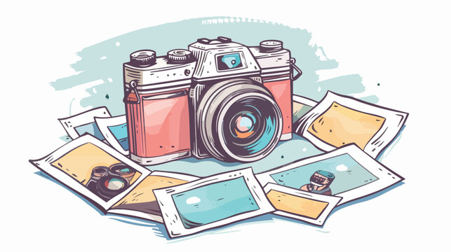 picture file isolated icon Hand drawn style vector