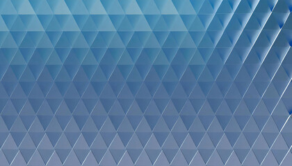 Silver sky blue triangle tiles seamless 3D Abstract  shiny wall tiles with geometric wallpaper for 4k 8k curved monitor big screen