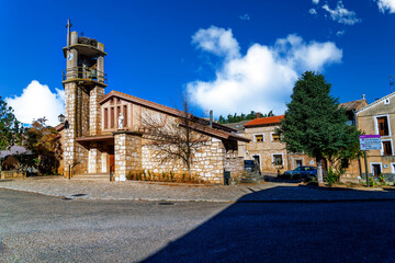 Church in Montejo de la Vega de la Serrezuela. Segovia. Spain. Europe.