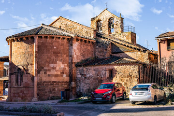 Obraz premium Iglesia de San Miguel en Ayllón. Segovia.