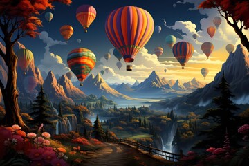 hot air balloon