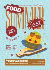 Summer Food Festival Flyer