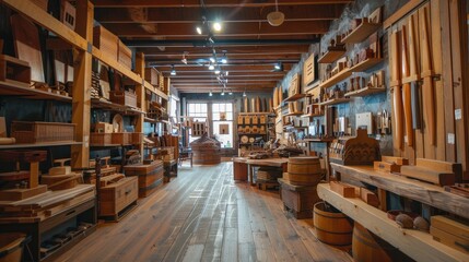 Fototapeta premium Quality craftsmanship on display AI generated illustration