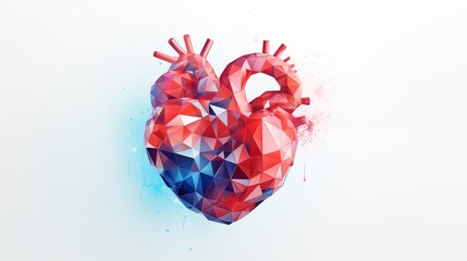 Polygon heart