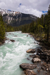 Summer in Natural Bridge, Yoho National Park, Canada