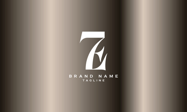 7E, E7, Abstract initial monogram letter alphabet logo design
