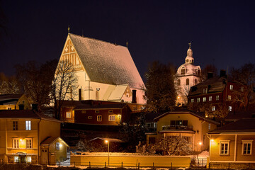 Medieval church in Porvoo old town