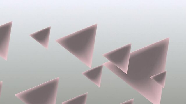 grey triangle moving up on a white and grey background