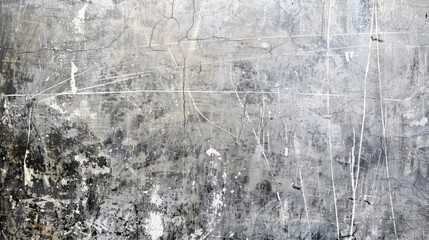 Gray polished concrete wall with scratches texture for background