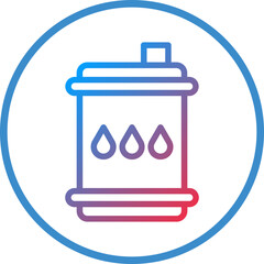 Oil Barrell Icon Style