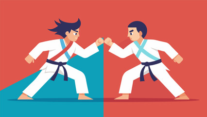 Two rival dojos come together to form a hybrid school merging the techniques of Karate and Taekwondo.