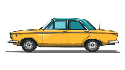 Car simple illustration car vector illustration clip