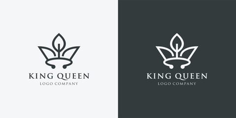 Crown vector logo design Inspiraiton 