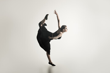 expression of modern dancer