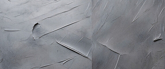 Showcasing an abstract grey metal surface marred with scratches and imperfections - obrazy, fototapety, plakaty