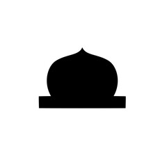 silhouette of the mosque dome