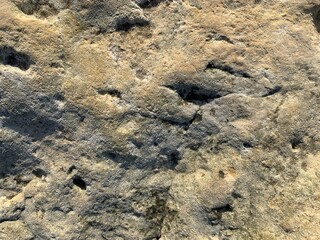Close up shot of dramatic dark rocks, covred in bright lichen. background or texture. slabs background