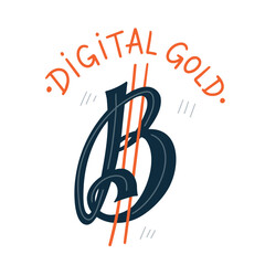 Bitcoin currency symbol or sign icon. Digital gold. BTC cryptocurrency money. - 791602763