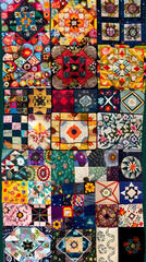 Showcase of Diverse Quilt Patterns - From Simple Squares to Complex Geometric Designs