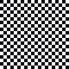 Black and white background. Chess square, seamless pattern - obrazy, fototapety, plakaty