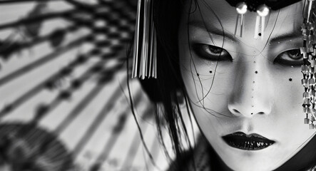 face of an evil geisha