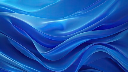Obraz premium Blue gradient background. Generative AI