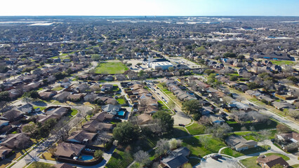 Master Planned Communities DFW Dallas Fort Worth subdivision design with cul-de-sac dead-end...