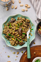 Turkish pilaf with chicken liver and pistachios - 791610791