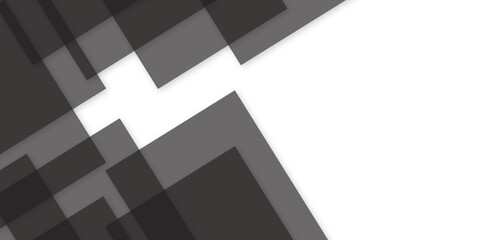 Abstract geometric background with black and white squares. with modern seamless business and technology concept geometric lines. 