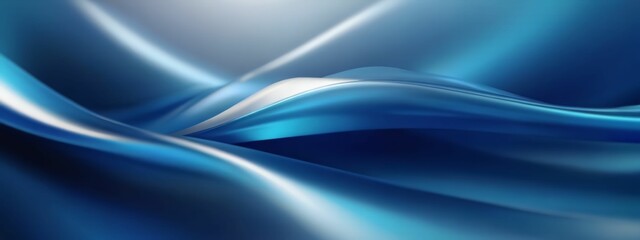 Obraz premium Black dark light jade petrol teal cyan sea blue green abstract wave wavy line background. Ombre gradient. Generative AI.